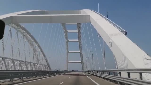 2021 г Крымский мост _ трасса Таврида _ едем в Морское _ караван
