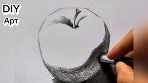 Вот как нарисовать яблоко легко. DIY
Арт