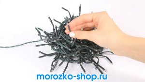 Электрогирлянда Фейерверк Cluster Lights 200 разноцветных LED ламп 2 м, зеленый ПВХ, LDFC200-M-E