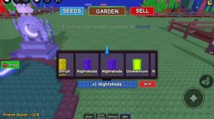 ночь в grow a garden с другом