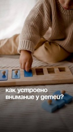 Как устроено внимание у детей?