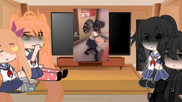 Реакция Яндере на Аяно  АяноТаро yanderesimulator