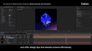 Coloso The Secret of Stylish Motion Graphics Mastering Fake 3D Animation  [KOR - RUS]