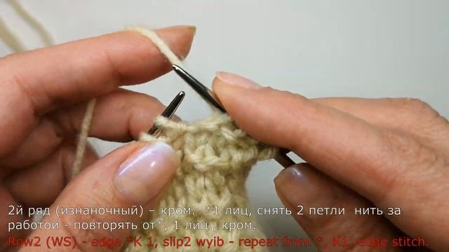 №95 Узор - сеточка объемная спицами Для кардигана, шапочки, снуда. Knitting pattern смотреть онлайн