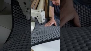Как правильно шить  автомобильные ЭВА коврики в салон