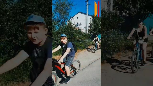 Стартовал 5 дневный велопоход до лагеря в селе Ильинка.