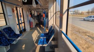 "Поларис", трамвай "5810 по 55" на скоростях по СПб 15-*: 71-638-02