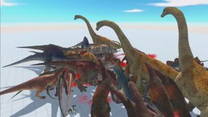 ЭПИЧНАЯ И КРУТАЯ БИТВА ДИНОЗАВРОВ 🔥😱 Animal Revolt Battle Simulator