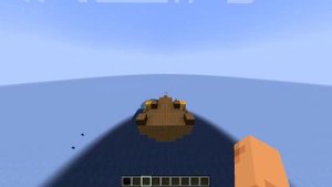 Рабочий корабль без модов и командных блоков! | Майнкр?