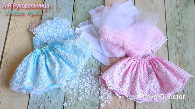 Кукольный влог💕Шью два новых нарядных комплекта для смотреть онлайн