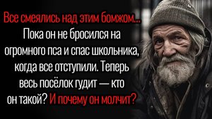 Истории из жизни. "Бомж спас ребенка". Аудио рассказы
