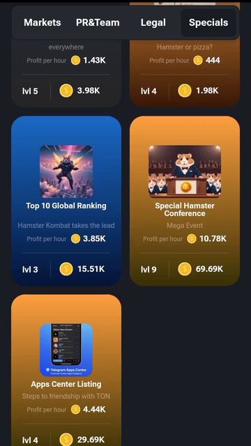 новые комбо карточки Hamster Kombata 15 и 16 июня смотреть онлайн