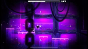 Прошёл уровень rage quit в геометри деш