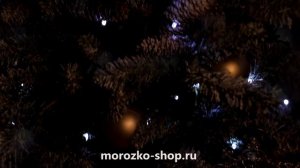 Светодиодная гирлянда для дома Кристалл 120 холодных белых LED ламп 12 м, зеленый ПВХ, DC-ILD120-CW