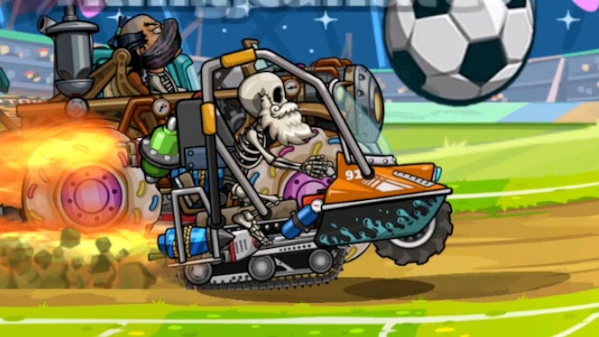 ⚽ What Is The Best Vehicle For Football? ⚽ (Tireball) - Hill Climb Racing 2
