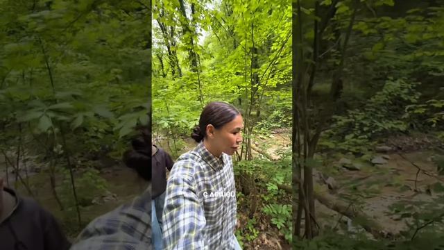 Влог:  я, папа и поход на водопад ❤️