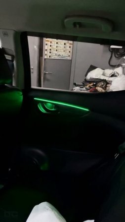Контурная подсветка в Nissan Qashqai 💚