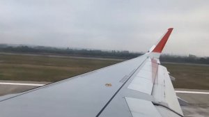 Красивый взлёт Airbus A-320 из Минеральных вод в Москву  23.09.