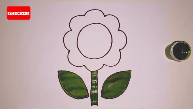 how to draw a flower? Как нарисовать цветок? смотреть онлайн