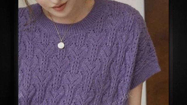 Летний образ | Вязание спицами | Схемы узоров смотреть онлайн