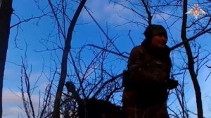 Боевая работа артиллеристов на Ореховском направлении