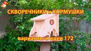 Скворечники и кормушки своими руками для птиц (172) 🪚🪛🔨 Идеи для дачи и сада пошагово ❣️