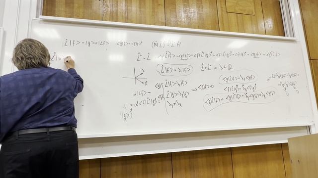 4.1 Эрмитовы операторы. Теоремы мат. аппарата. II, III пост?