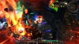 Grim Dawn v1.2 /Миномёты урон огнём/Критический урон/Горнило 150-170/5:17 мин
