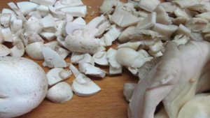 Грибной суп с кукурузной крупой