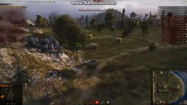 Т 49 тащил как бог! Вертелся  крутился . Настрелял 7700 дмг