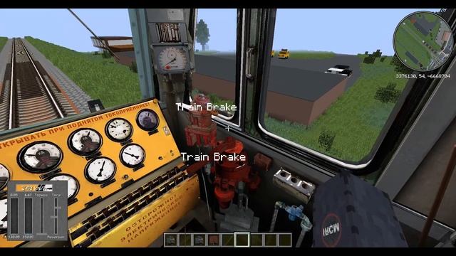Minecraft Мод на Поезда - ВЛ 80 #minecraft #поезда #train # #minecrafttrain #в? смотреть онлайн