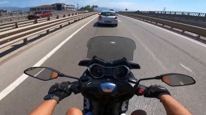 20 Ноября 2020 года YAMAHA Xmax 250 Ironmax - Тест-драйв от первого лица (бинауральное аудио)