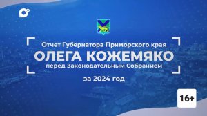 Отчёт губернатора Приморья о работе за 2024 год