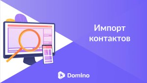 Domino CRM | Импорт контактов