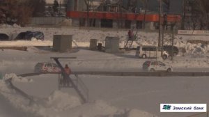 Задорно погоняли юниоры на 3-м этапе ледовых гонок "Ака