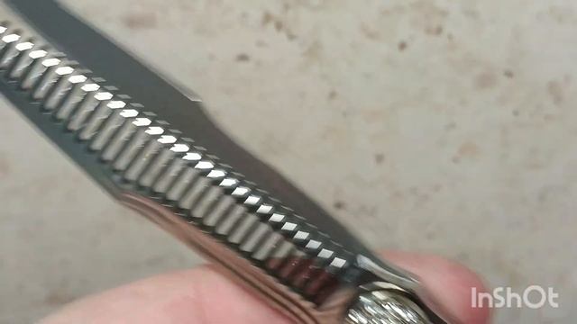 Заточка филировочных ножниц Ягуар. смотреть онлайн