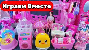 Игрушки Барби ! Барби-принцесса развлекается! 🏰 Весёлая игра и отдых в мультике для детей 👧
