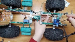 2 часть т-150к на радиоуправлении (чуть не загорелся)