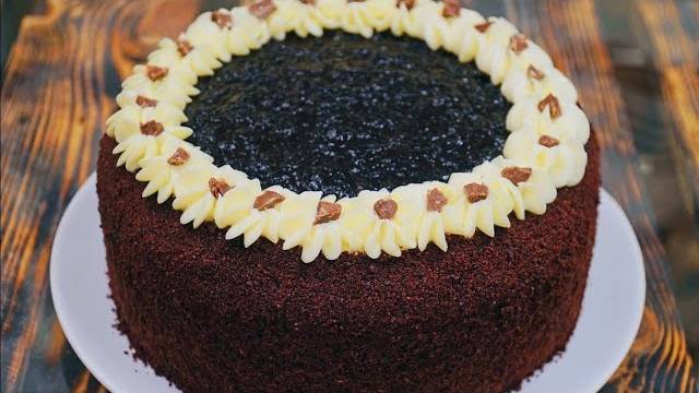 НЕВЕРОЯТНО ВКУСНЫЙ ТОРТ ЗВЁЗДНАЯ НОЧЬ Крем со вкусом мороженого 😍 Рецепт