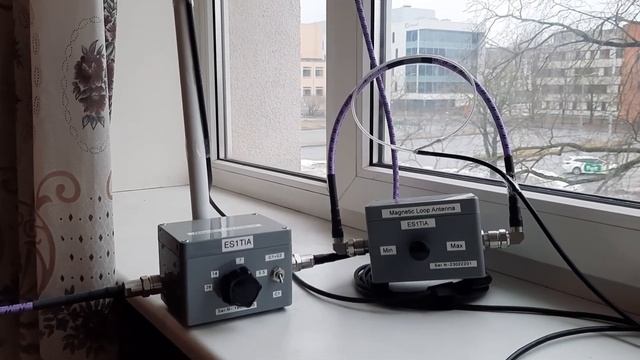 Очередные QRP приключения антенны micro Magnetic Loop. смотреть онлайн
