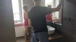 уборка и новое зеркало в ванную комнату