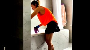 уборка ванной комнаты