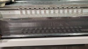 Двухфантурная Silver reed sk 328/srp50. Обзор и резинка 2х2