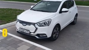 Первый день в такси на электрокаре обзор JAC iev7s