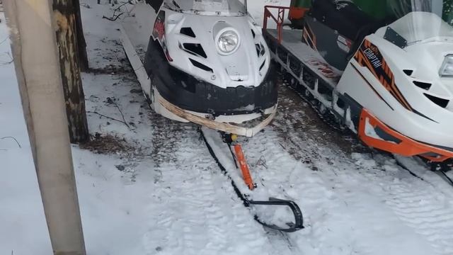 Снегоход Спартан XL, пробные испытания