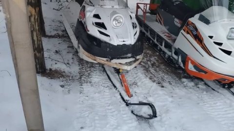 Снегоход Спартан XL, пробные испытания