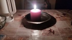 ужин при свечах, сидим без света