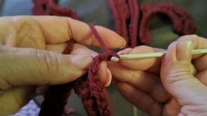 Правый завиток "ирландское кружево"