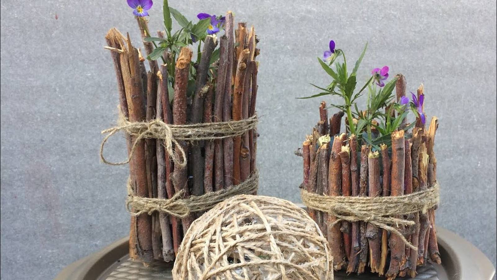 🎨 Экодекор для дома и сада из веток и стволов | Уют своими руками 🌿
