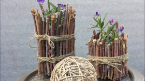 🎨 Экодекор для дома и сада из веток и стволов | Уют своими руками 🌿